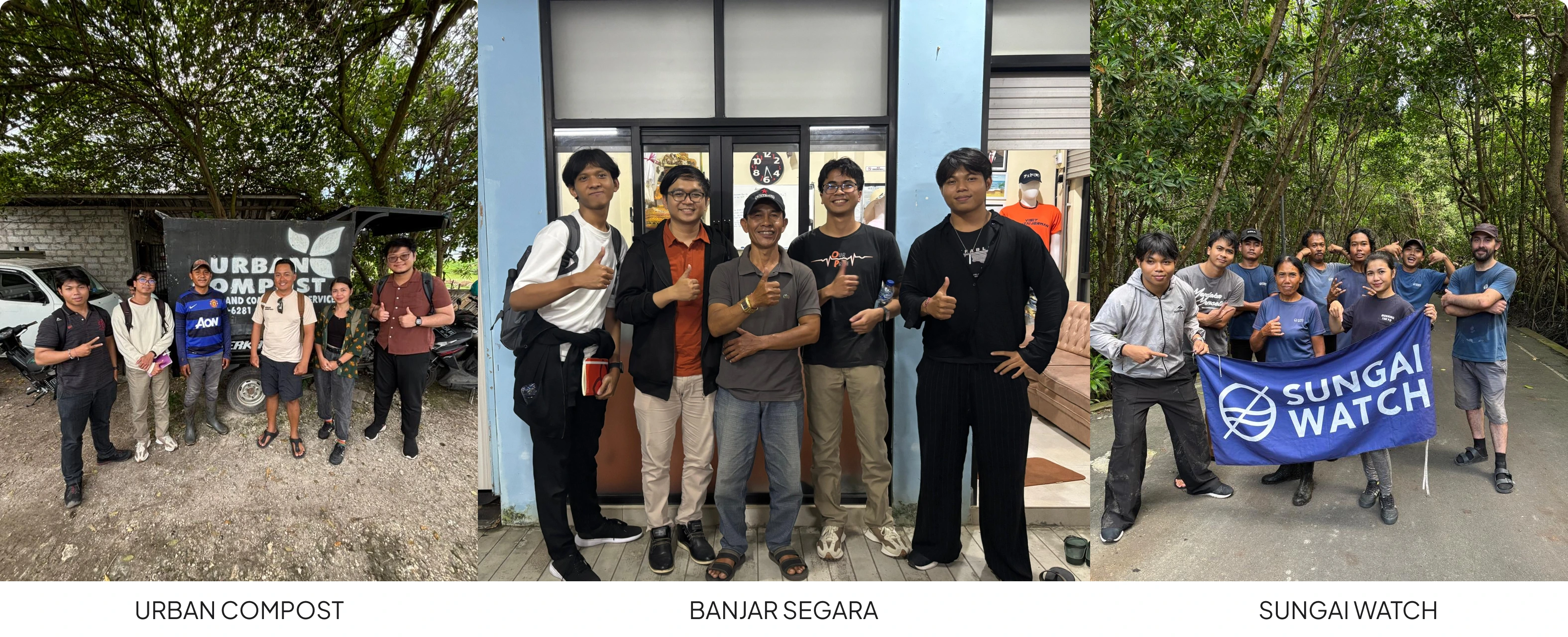 Interviewing local composters